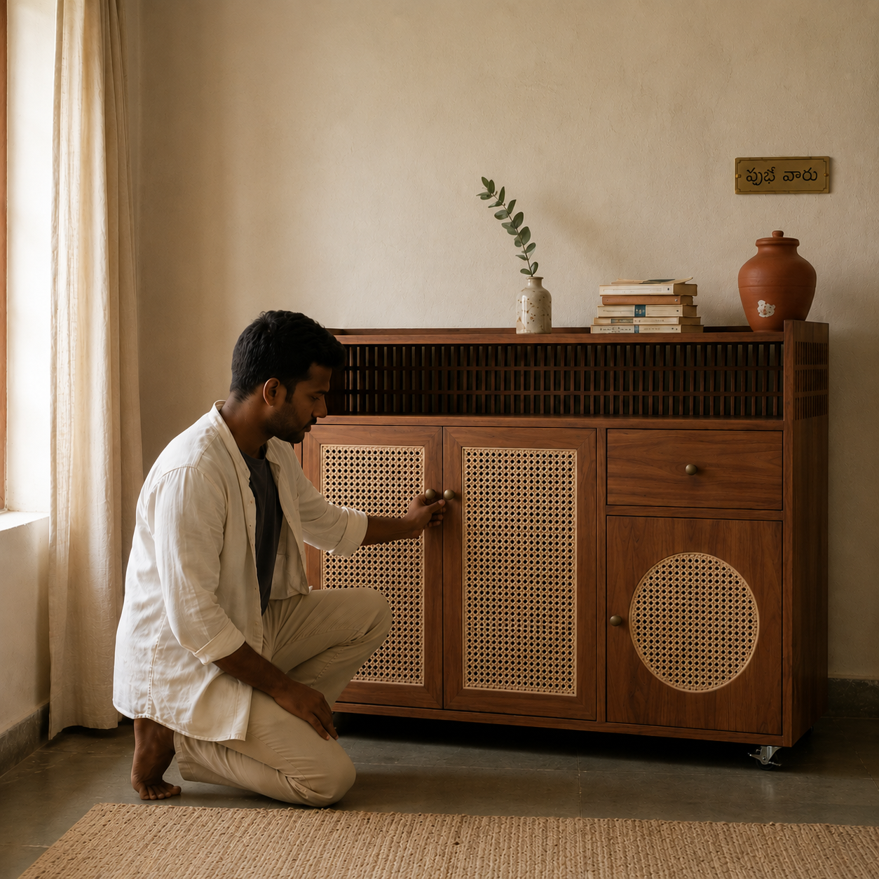 Pura - Rattan Entertainment Centres