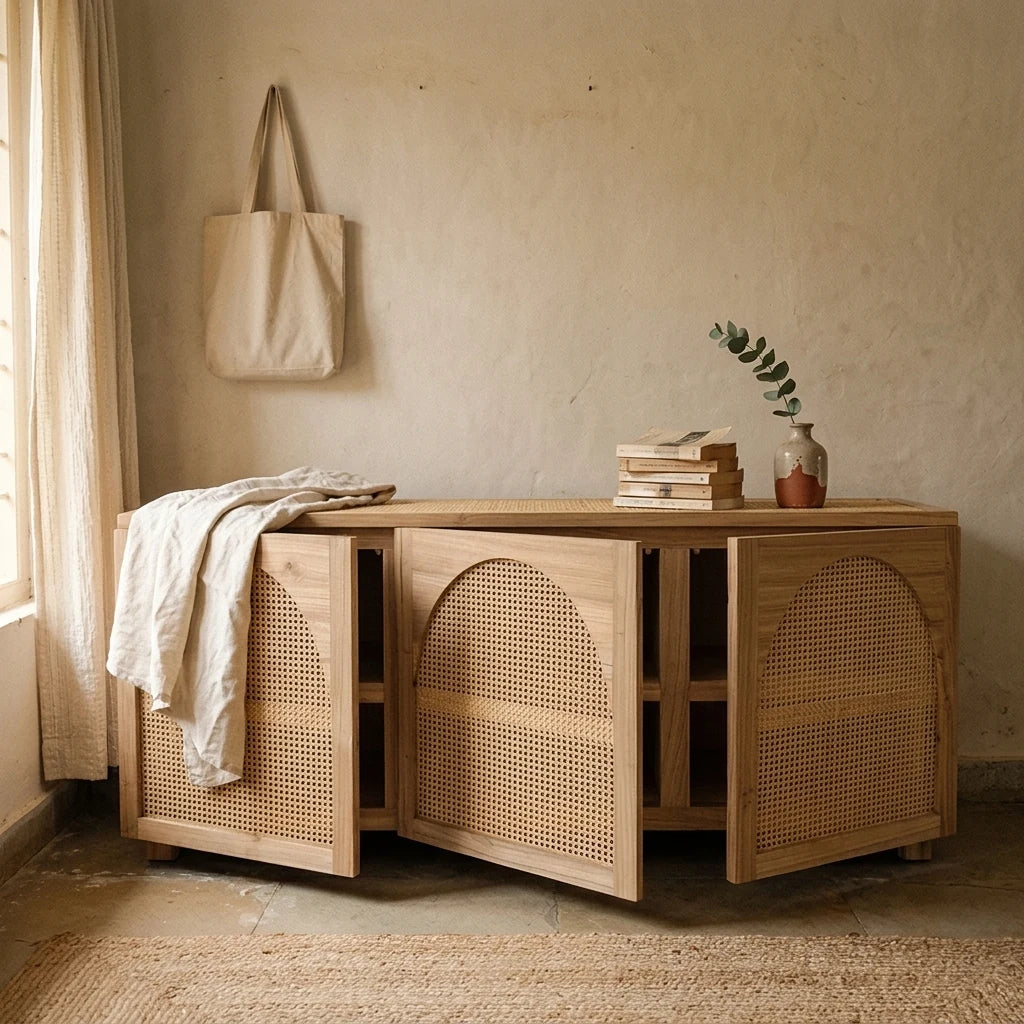 Diwan - Rattan Cabinet — lifestyle