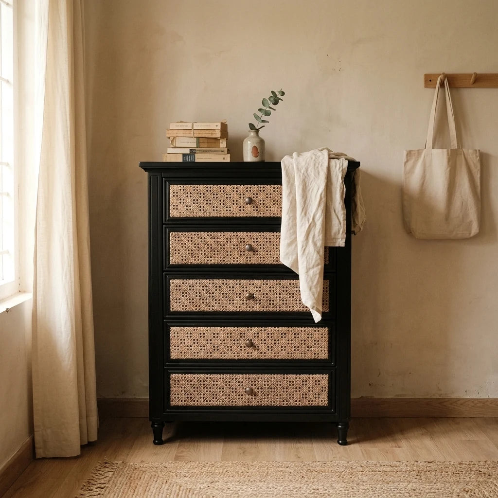 Iyar - Rattan Drawers — lifestyle