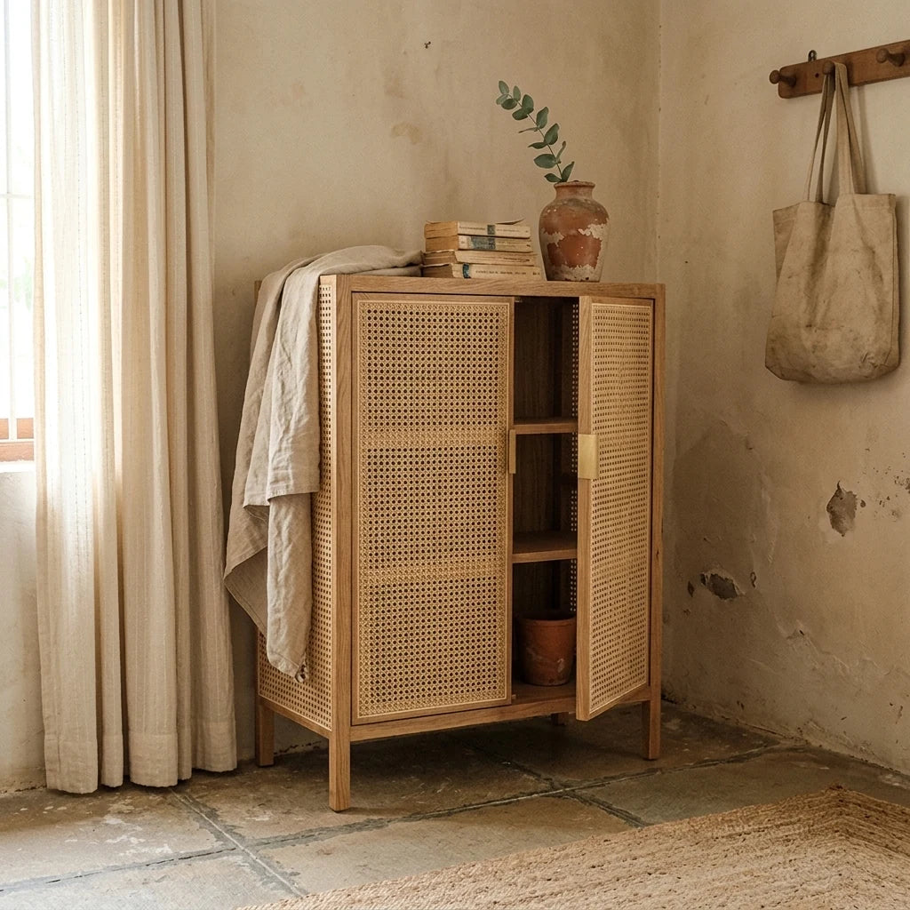 Saras - Rattan Cabinet — lifestyle