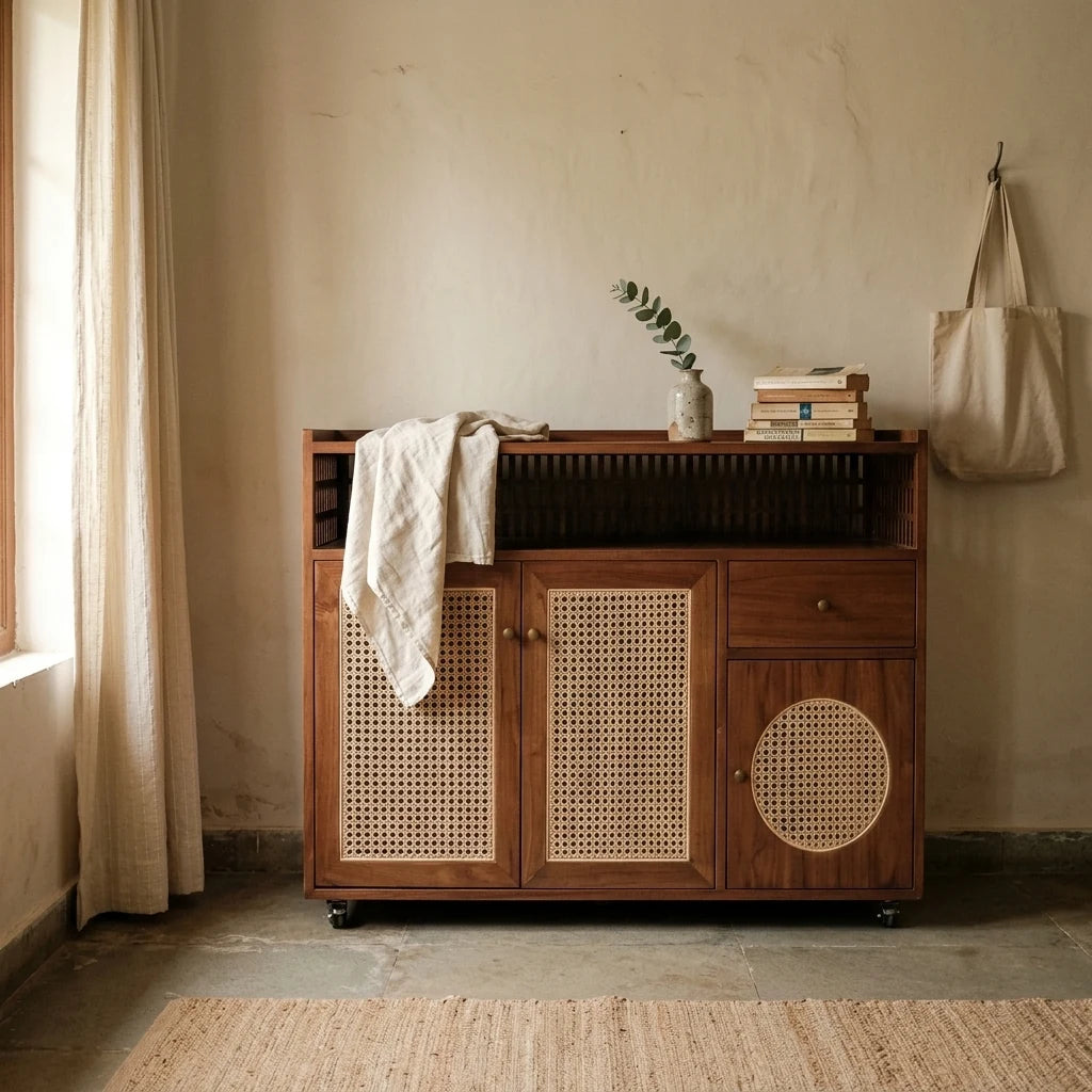 Pura - Rattan Entertainment Centres — lifestyle