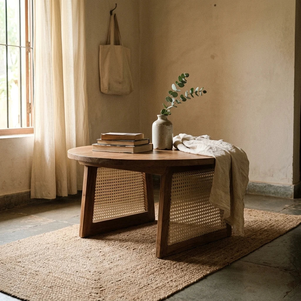 Scape - Rattan Coffee Table — lifestyle