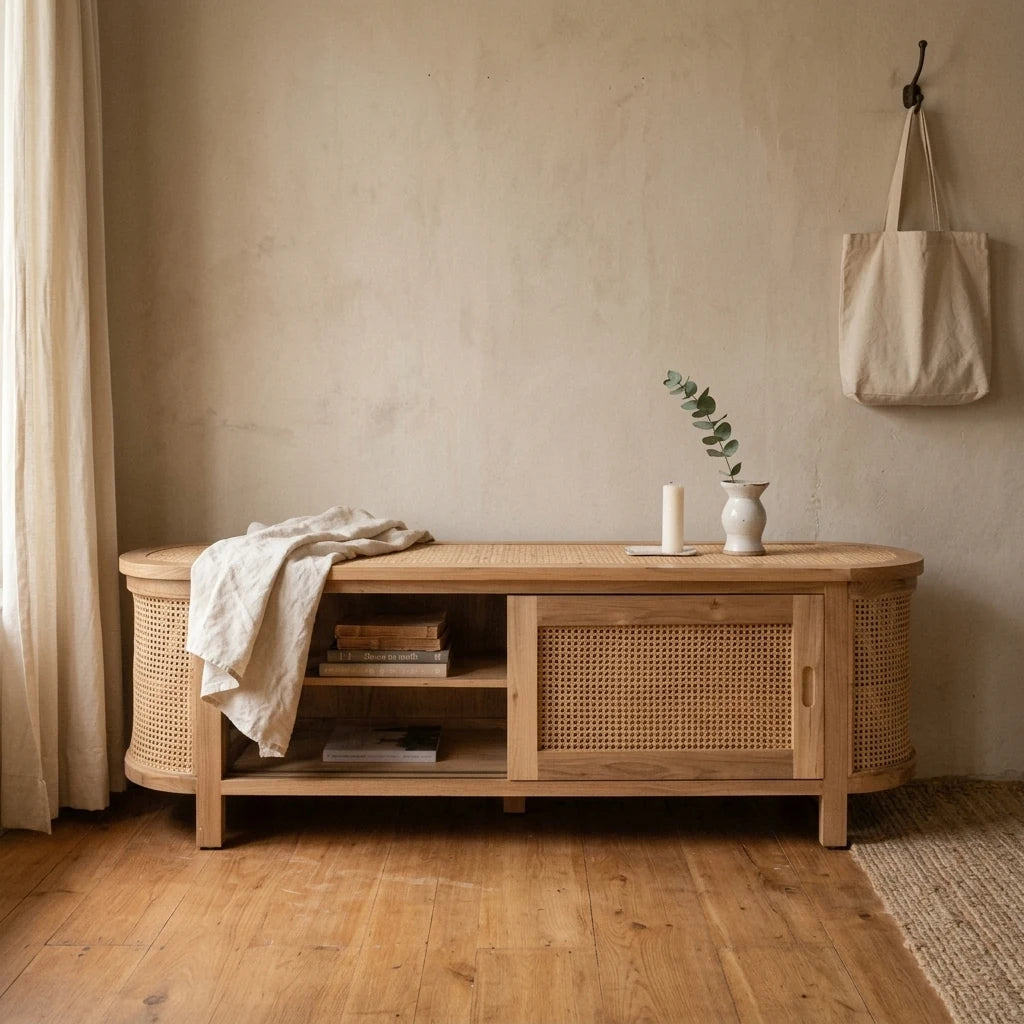 Rani - Rattan Cabinet — lifestyle