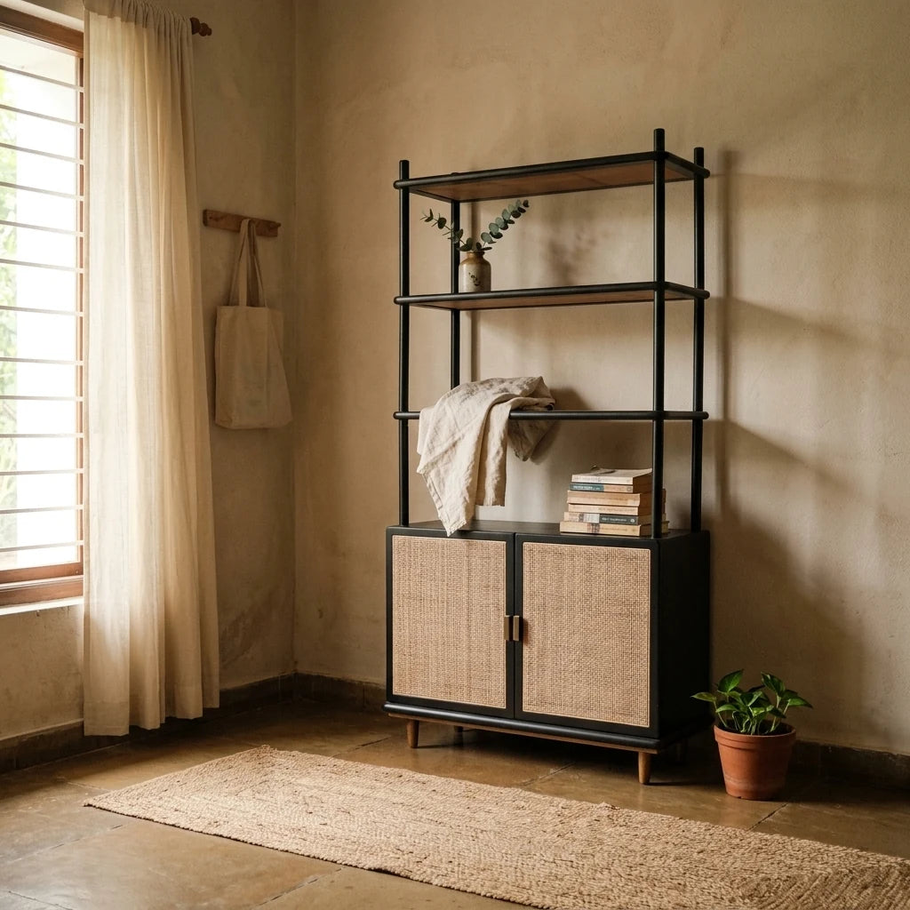 Jali - Rattan Cabinet — lifestyle