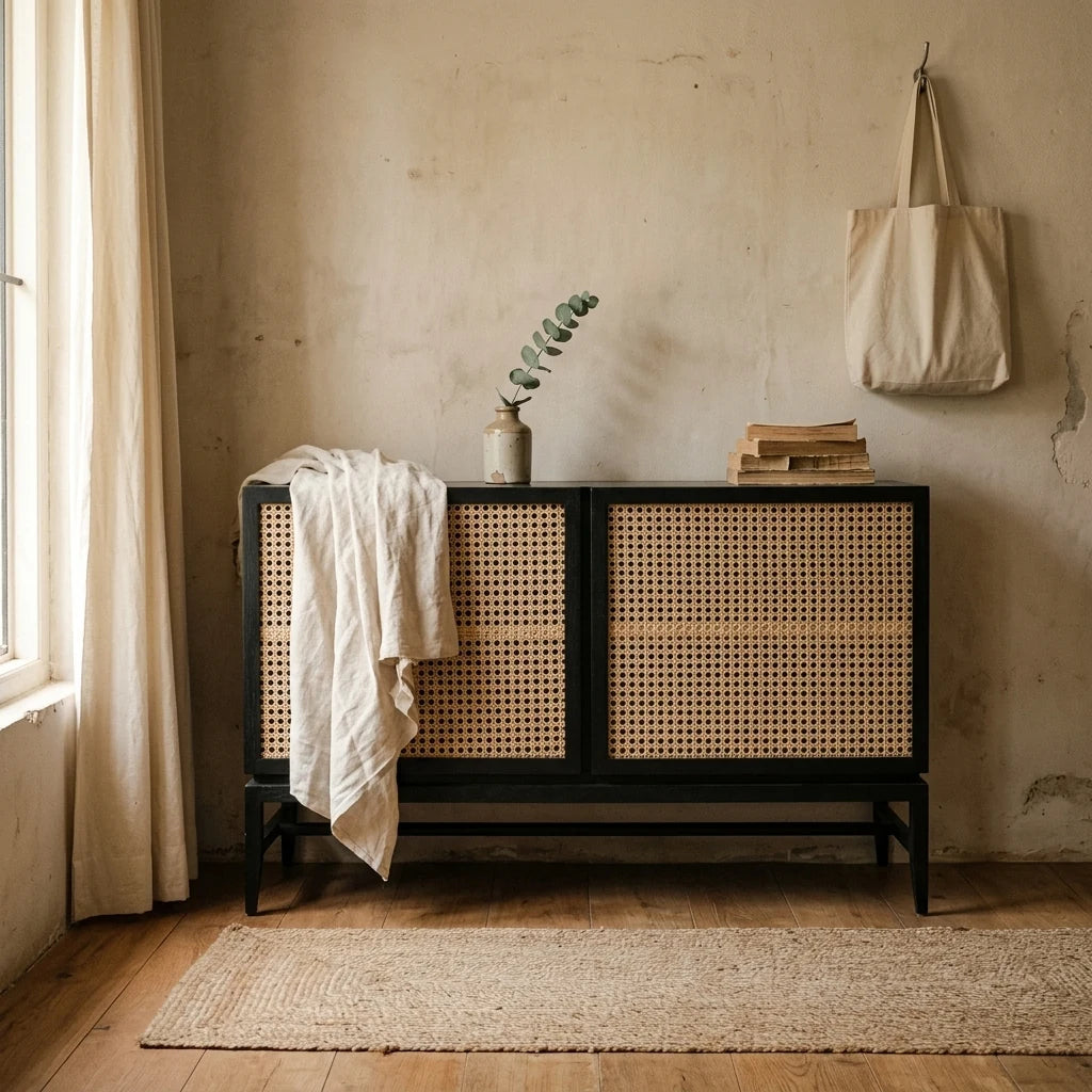 Maja - Rattan Cabinet — lifestyle