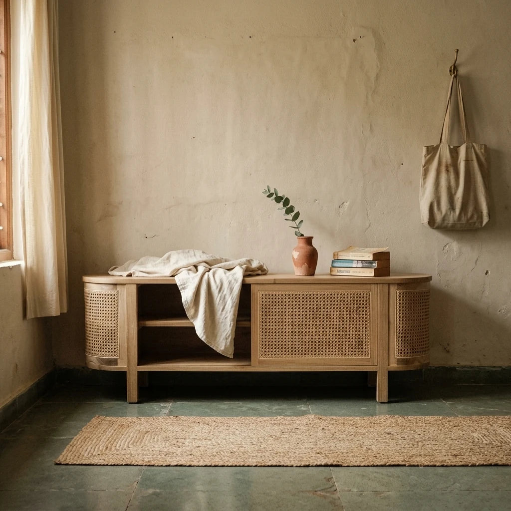 Madras - Rattan Cabinet — lifestyle