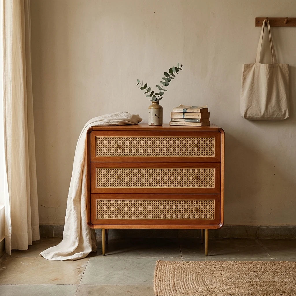 Fernora - Rattan Drawers — lifestyle