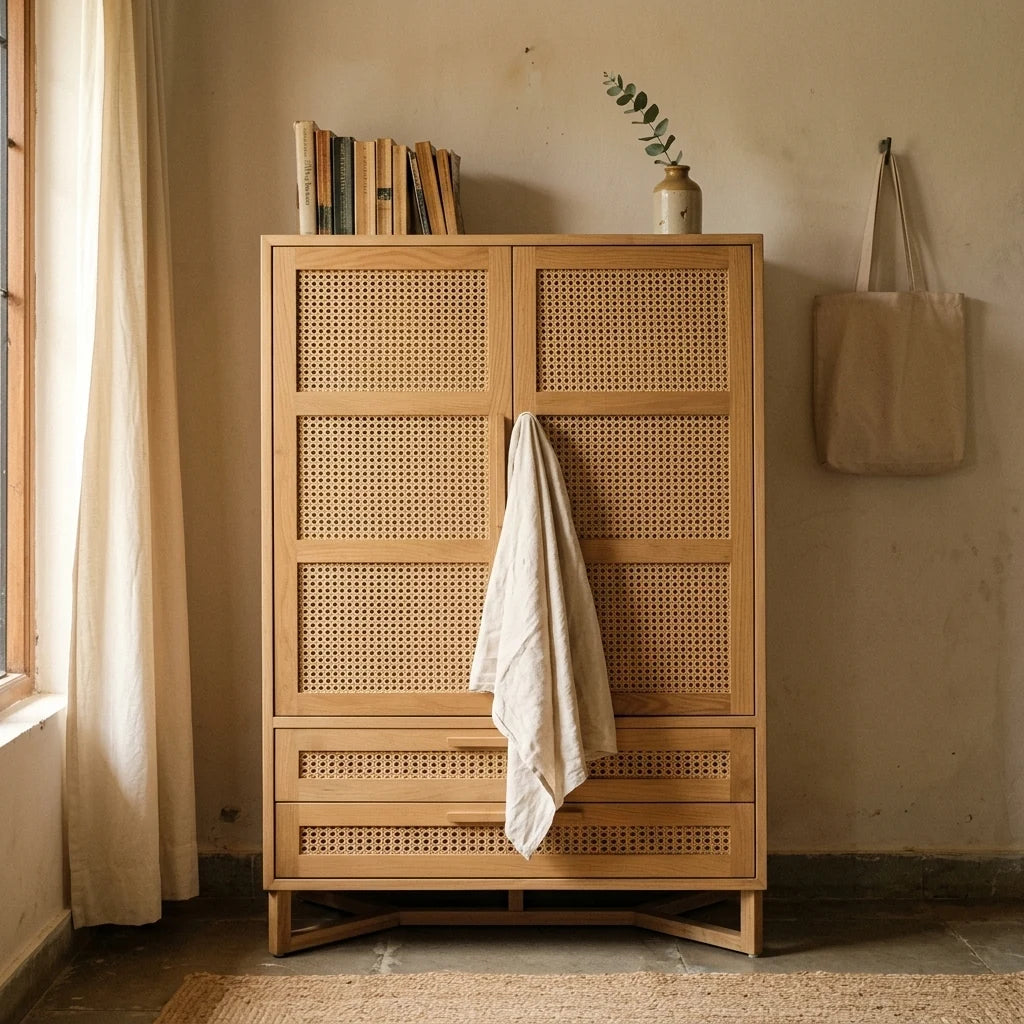 Panel - Rattan Cabinet — lifestyle