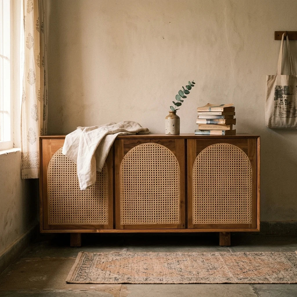 Palm - Rattan Cabinet — lifestyle