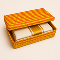 Harmony Utility Box with Lid - Palm Leaf