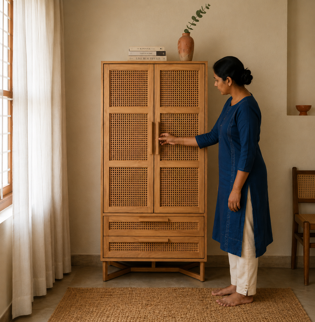 Kamini - Rattan Cabinet