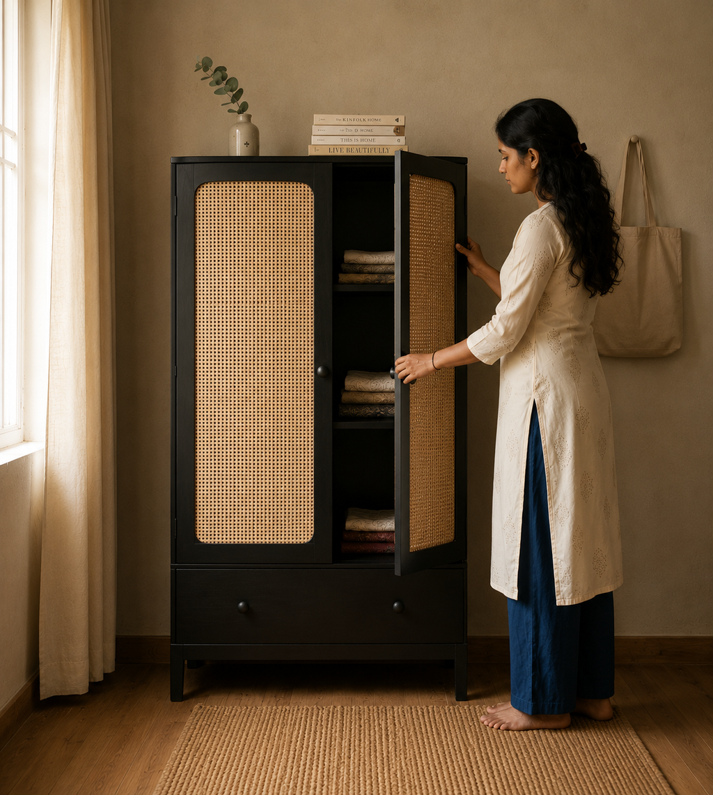 Aru - Rattan Cabinet