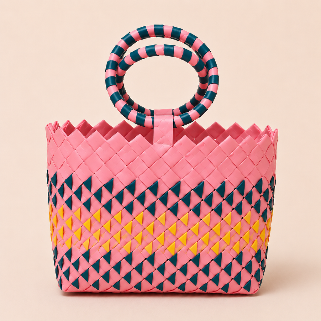 Palm Weave Gift Basket