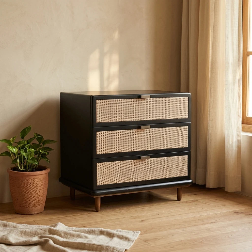 Kadal - Rattan Drawers — detail shot