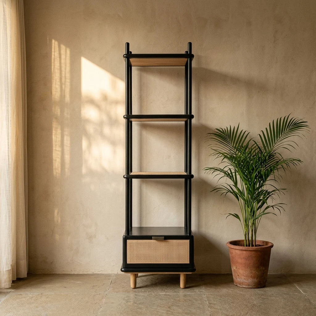 Pash - Rattan Cabinet — detail shot