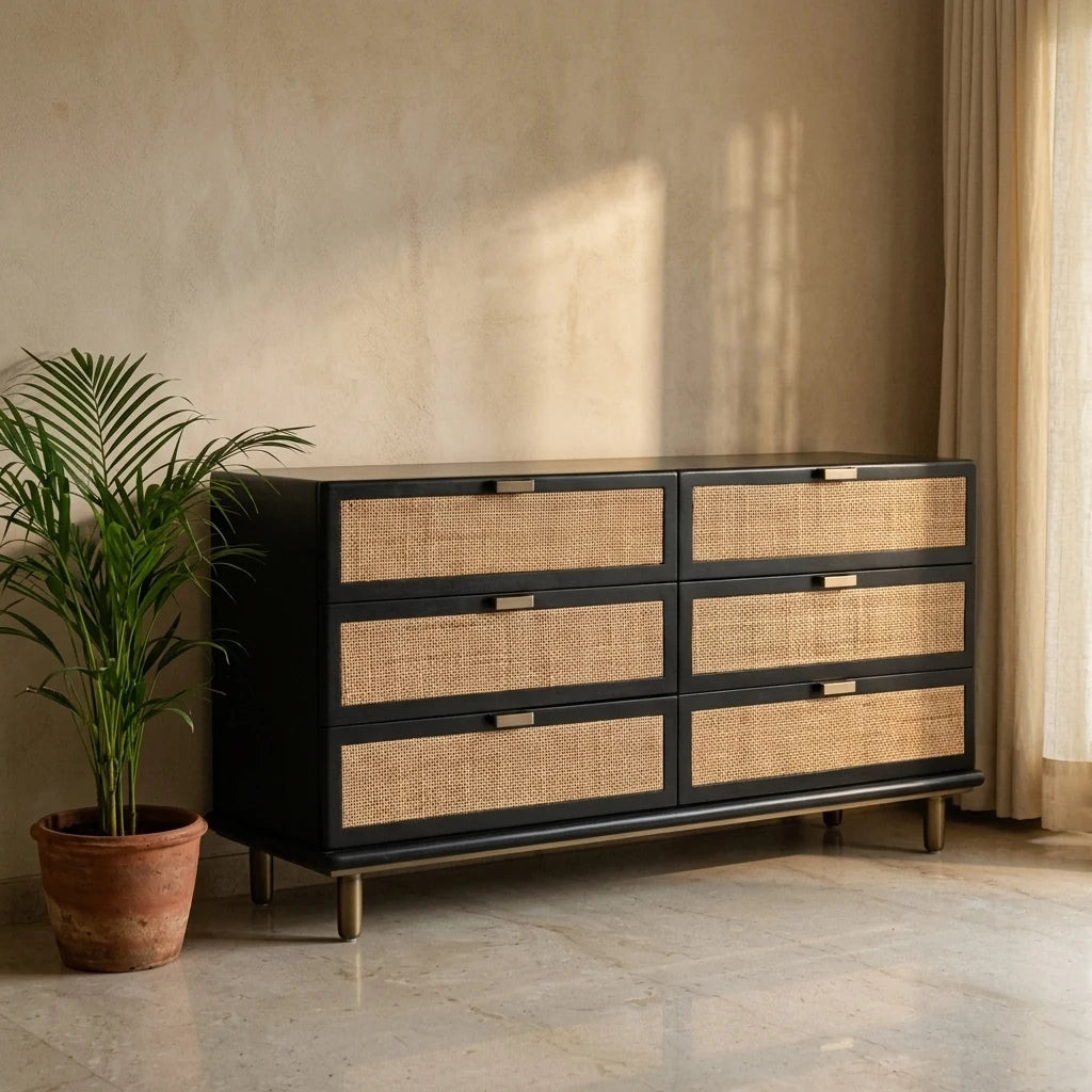 Wish - Rattan Drawers — detail shot