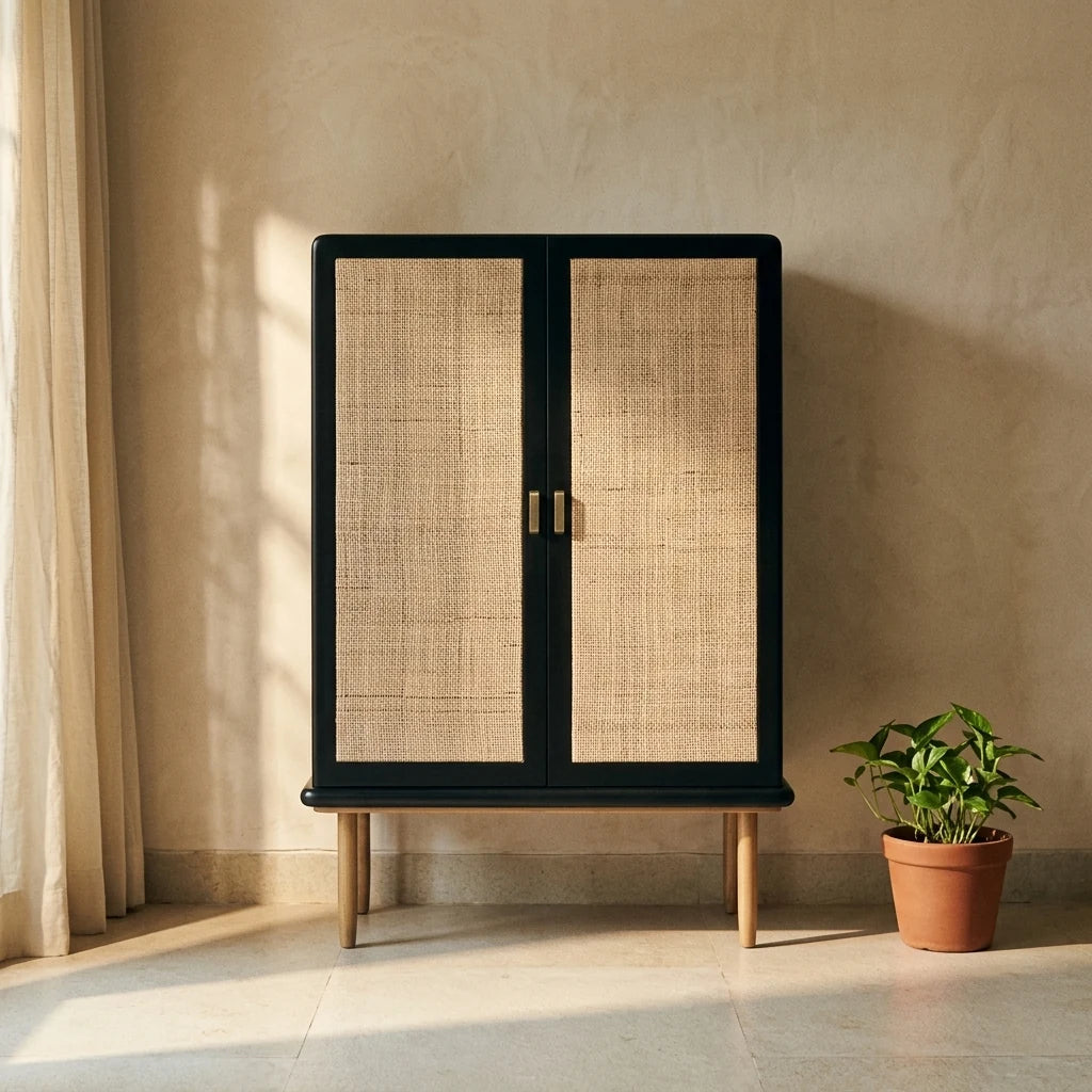 Sampat - Rattan Cabinet — detail shot