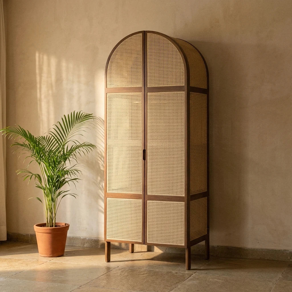 Mataram - Rattan Cabinet — detail shot