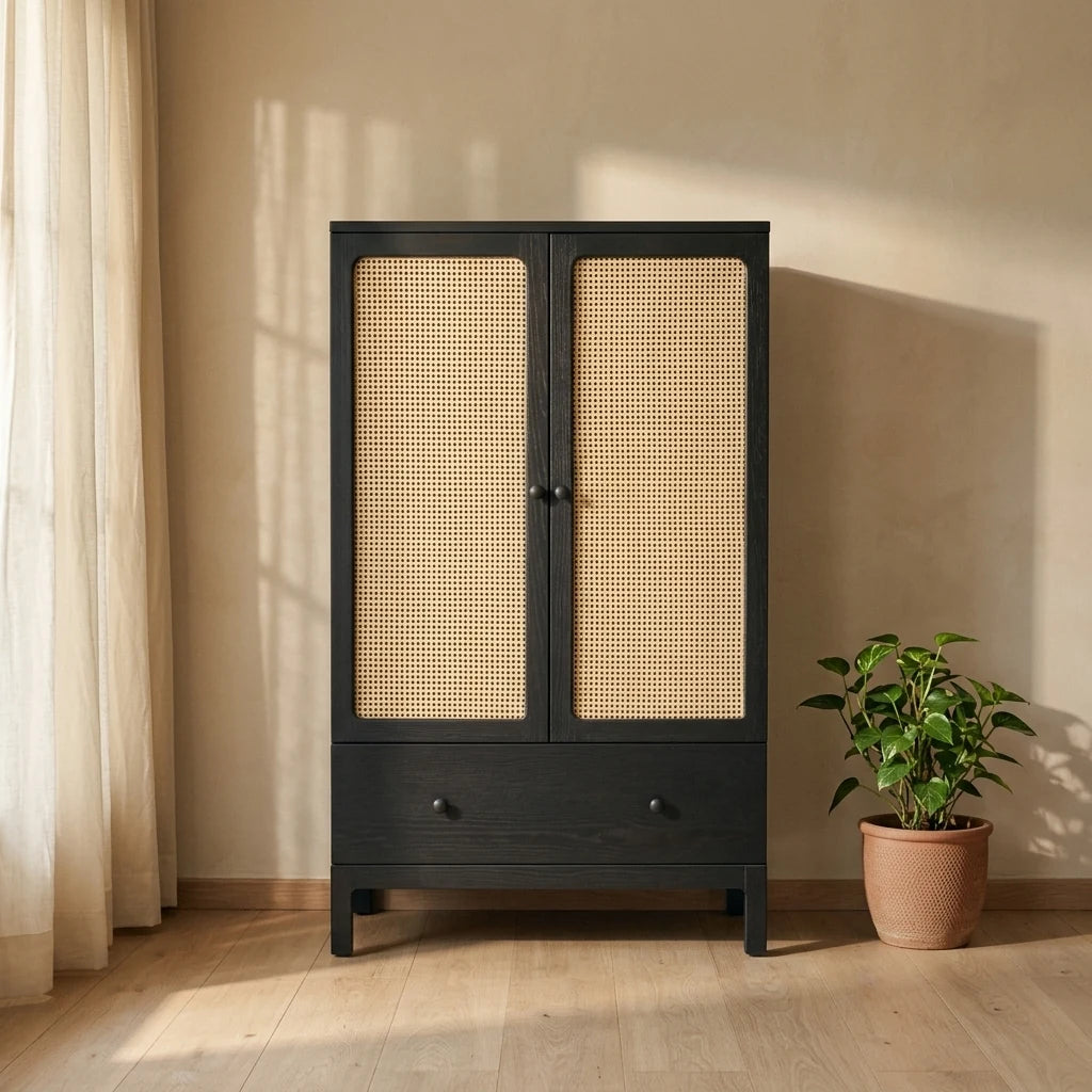 Aru - Rattan Cabinet — detail shot