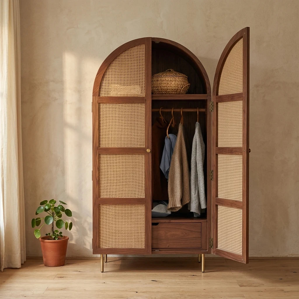 Raja - Rattan Cabinet — detail shot