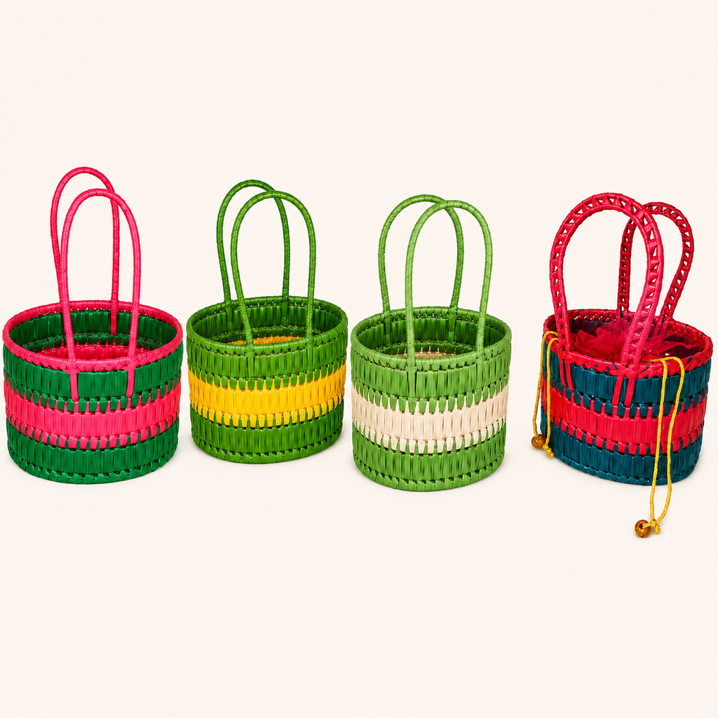 Palm fusion oval basket