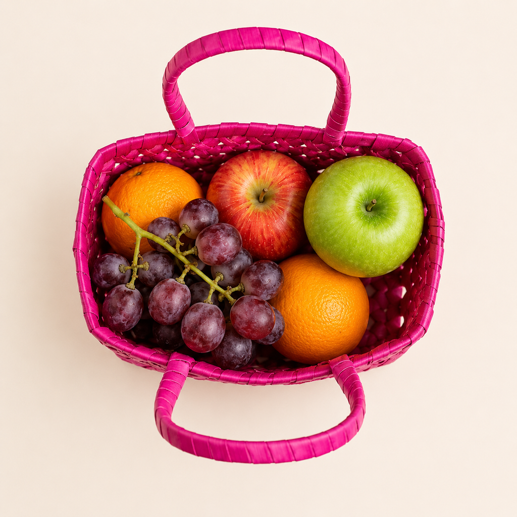 Palm Knot Carry Basket