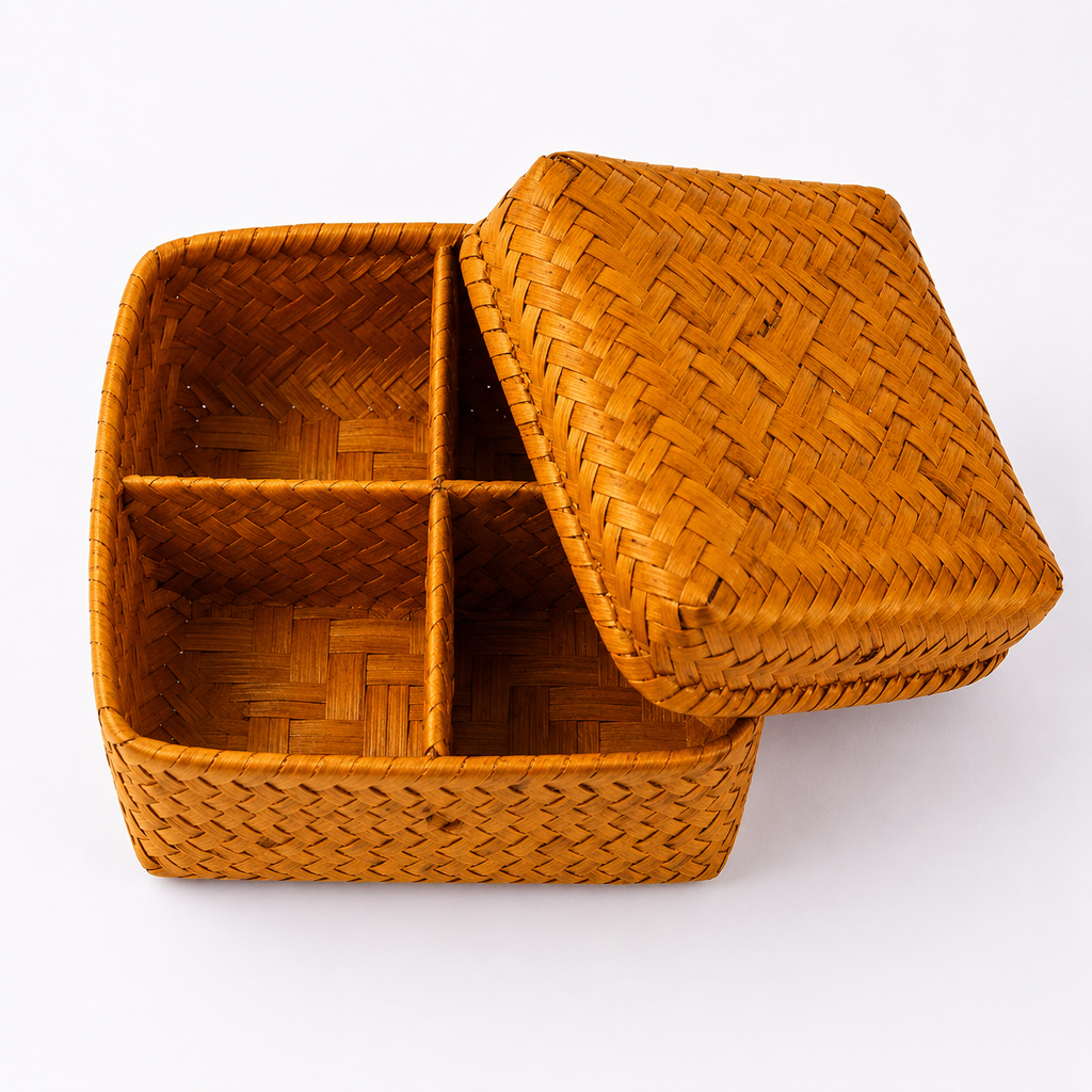 Quadra utility box - Palm leaf