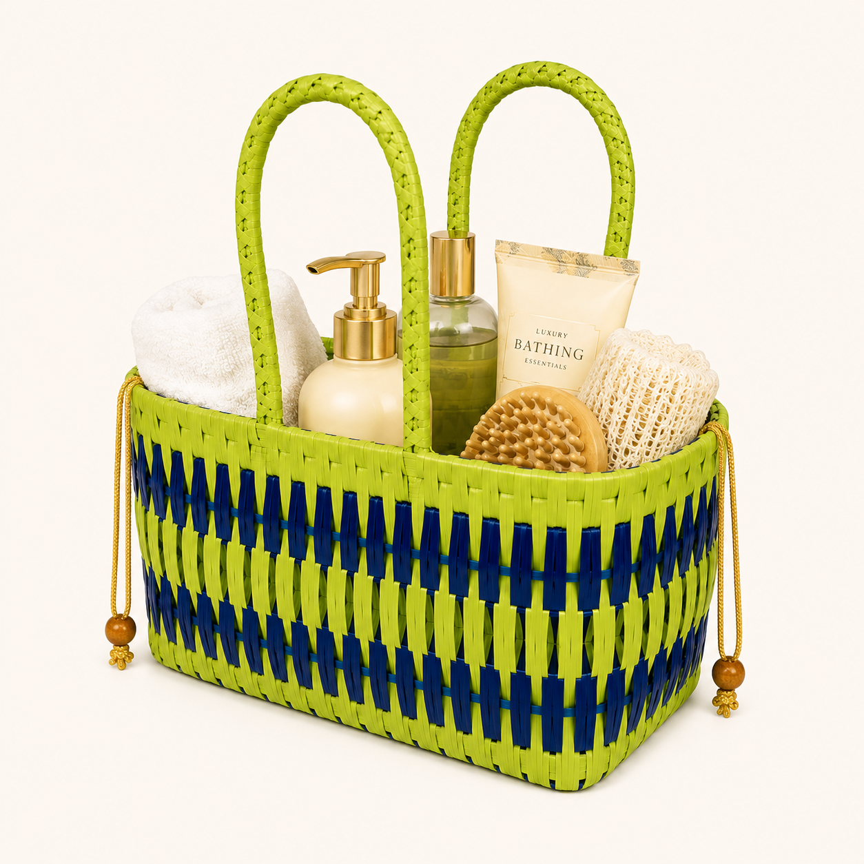 Palm Weave Rectangle Basket