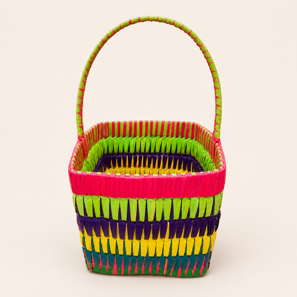 Palm carry basket