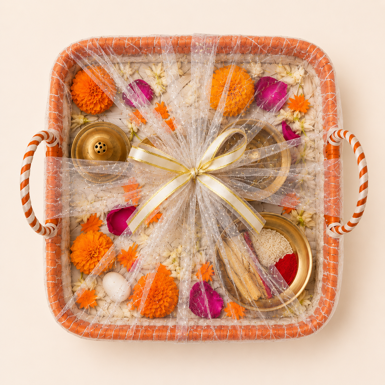 Palm hamper tray