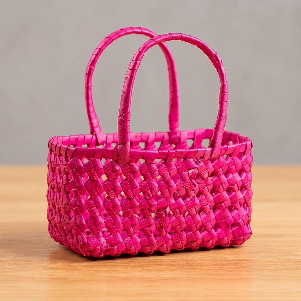 Palm Knot Carry Basket