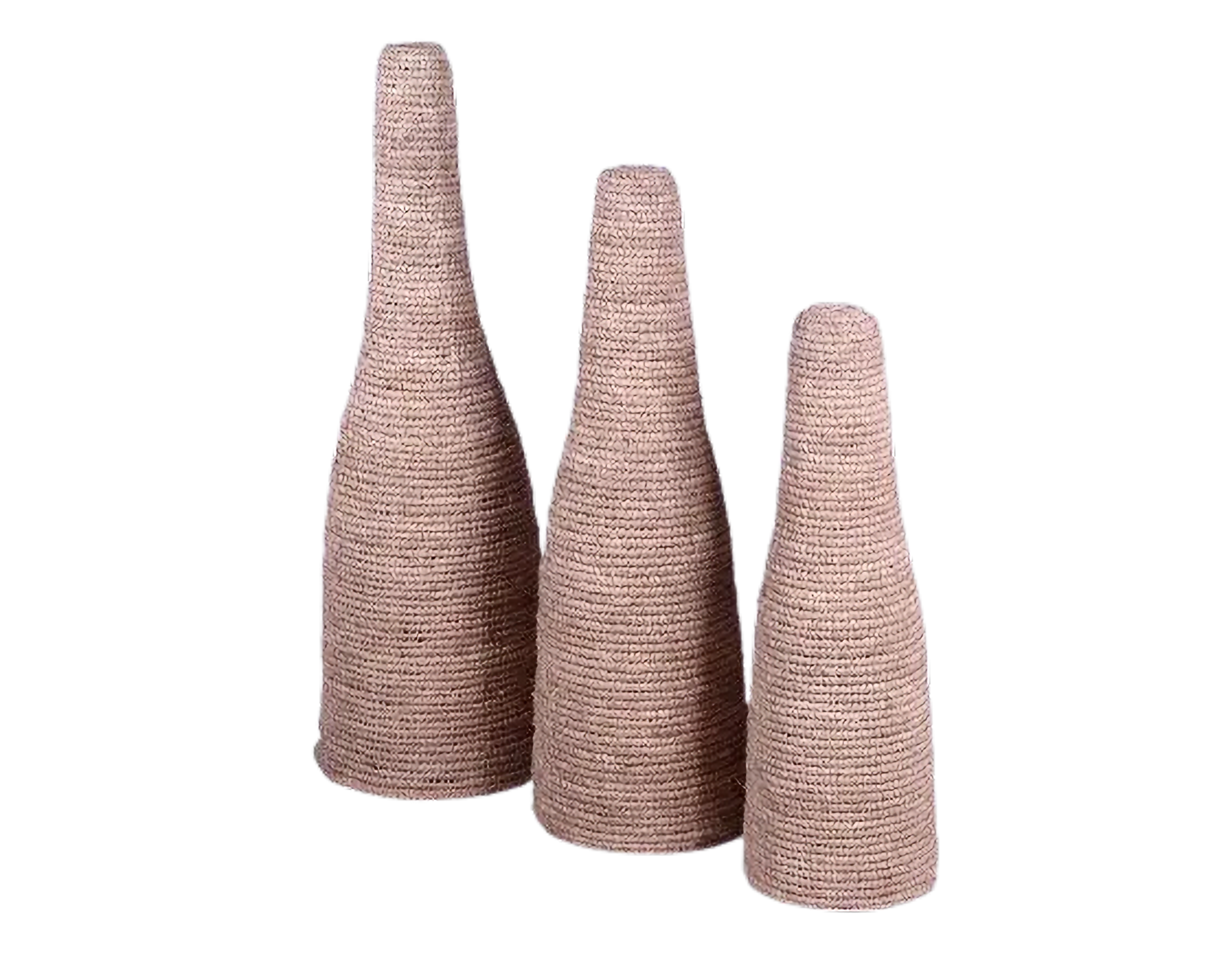 Eco-friendly Lamp - Sisal Plant - Set Of 3