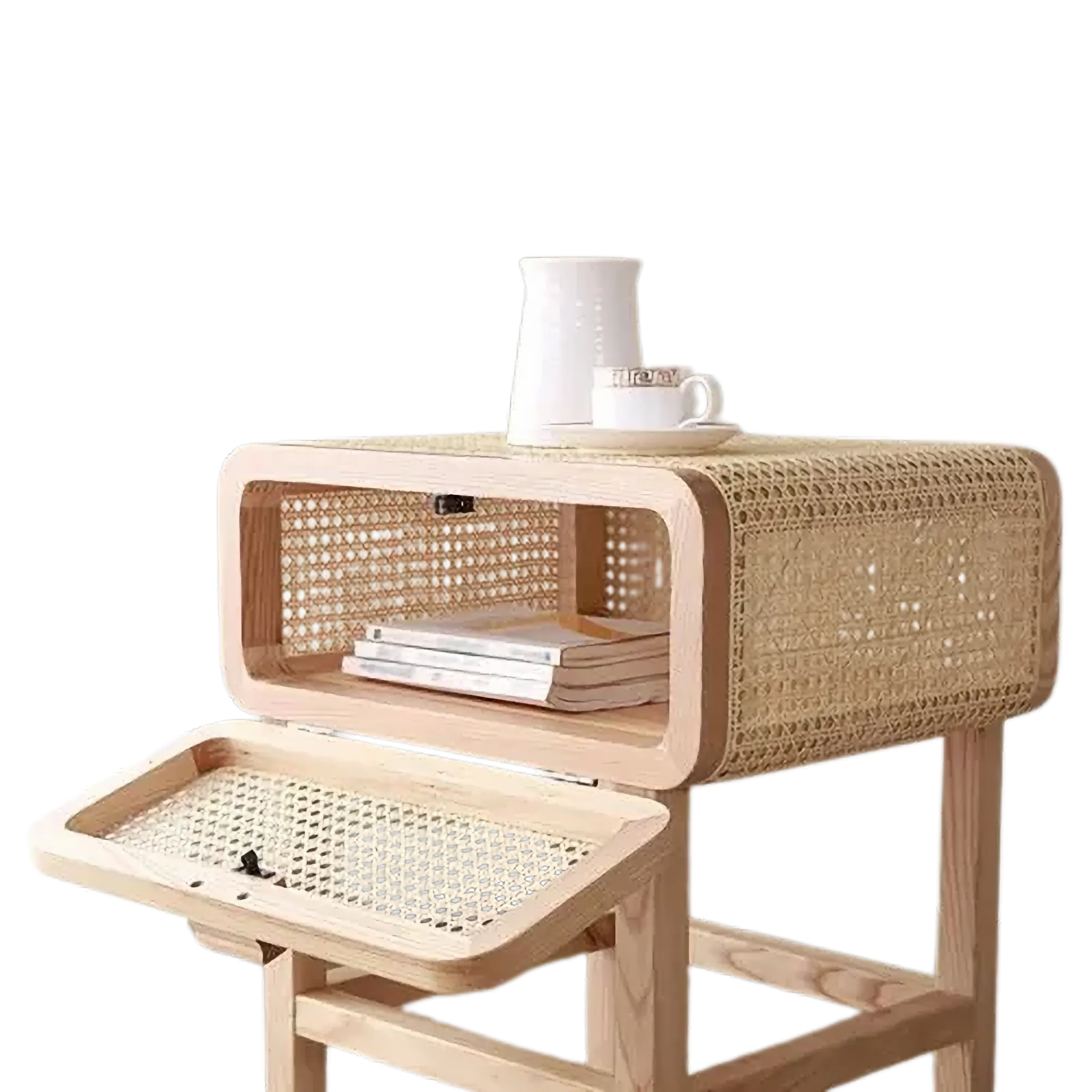 Brown - Rattan Side Tables