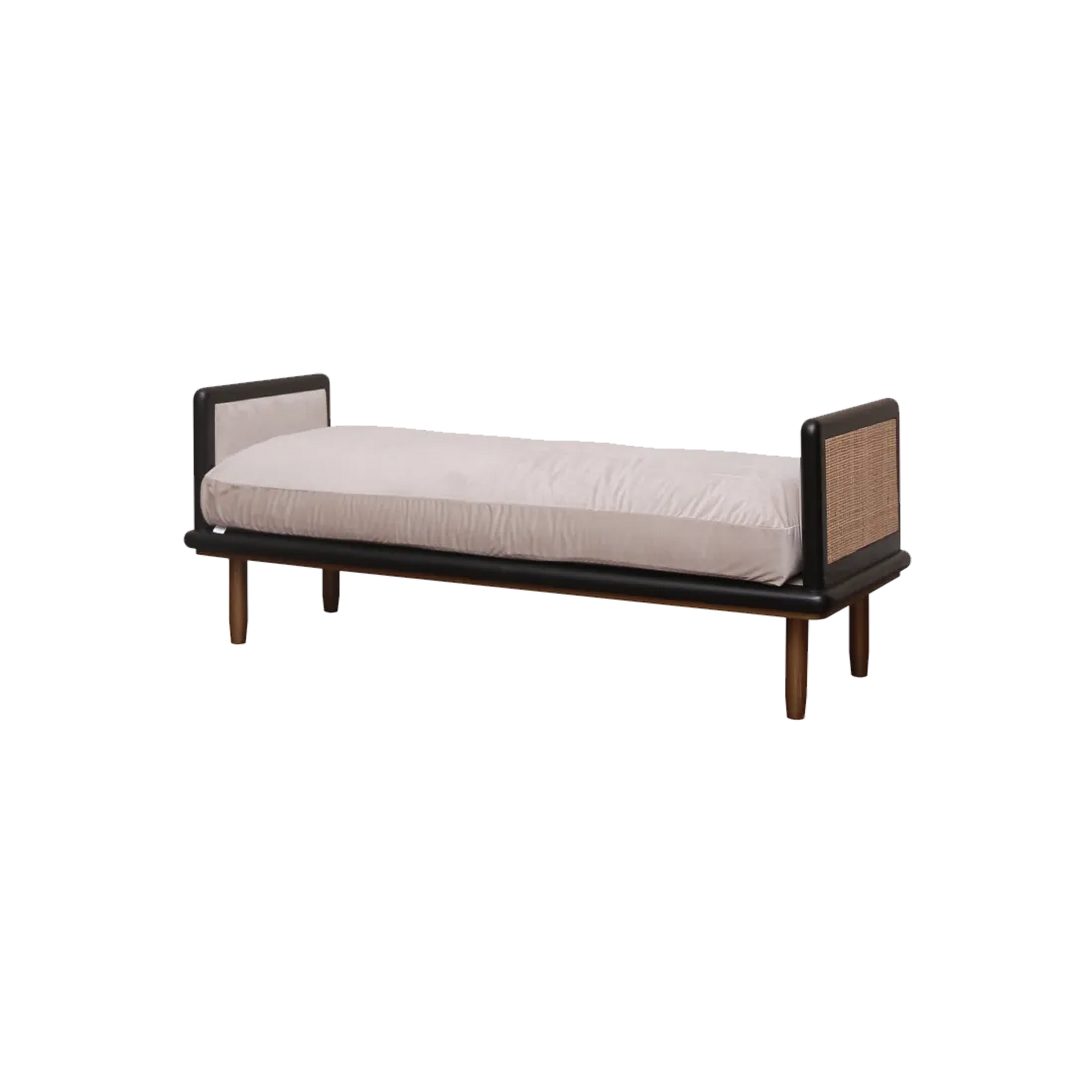 Arca - Rattan Bench and Ottomans — product
