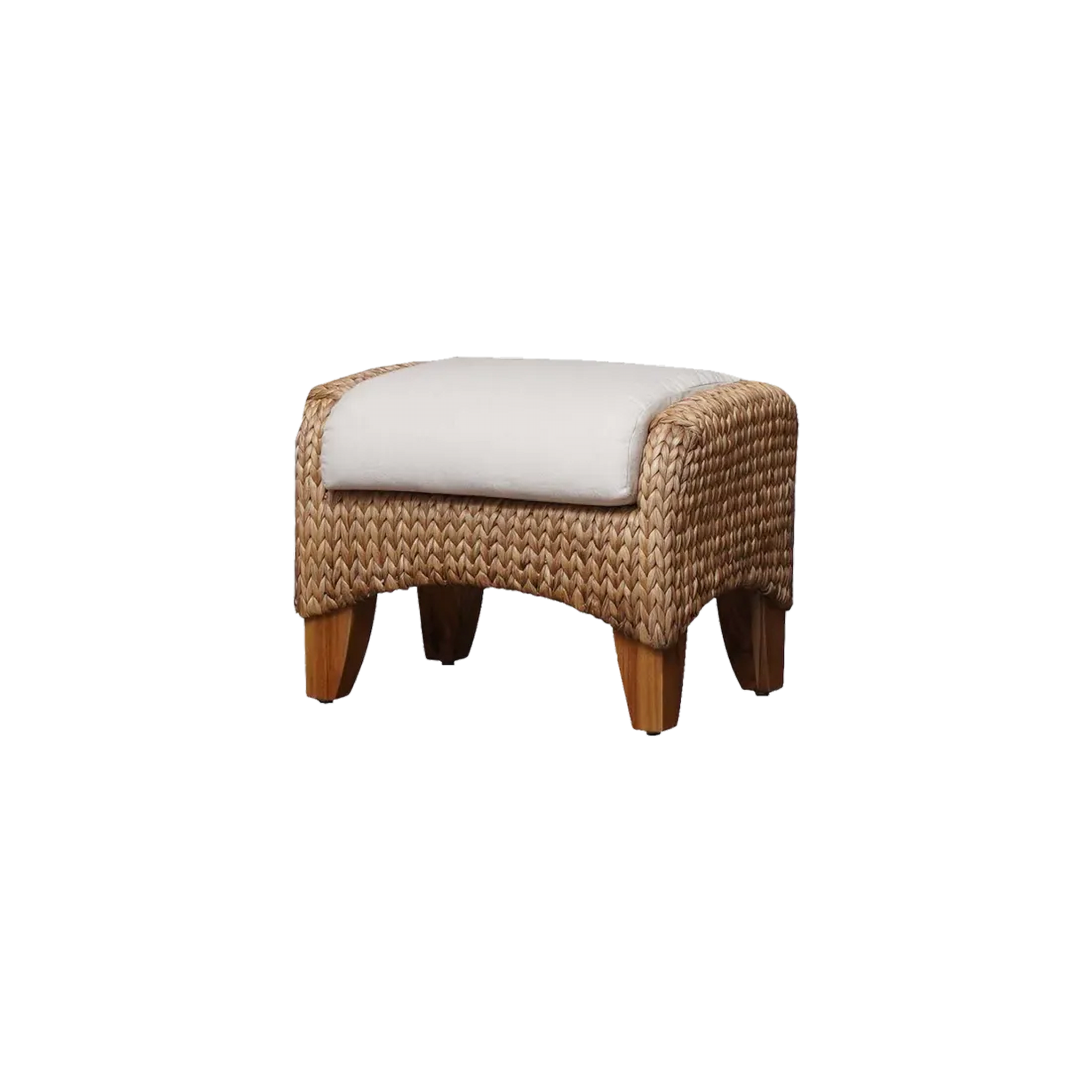 Aesth - Water Hyacinth Bench and Ottomans