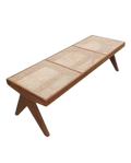 Eclect - Rattan Bench and Ottomans
