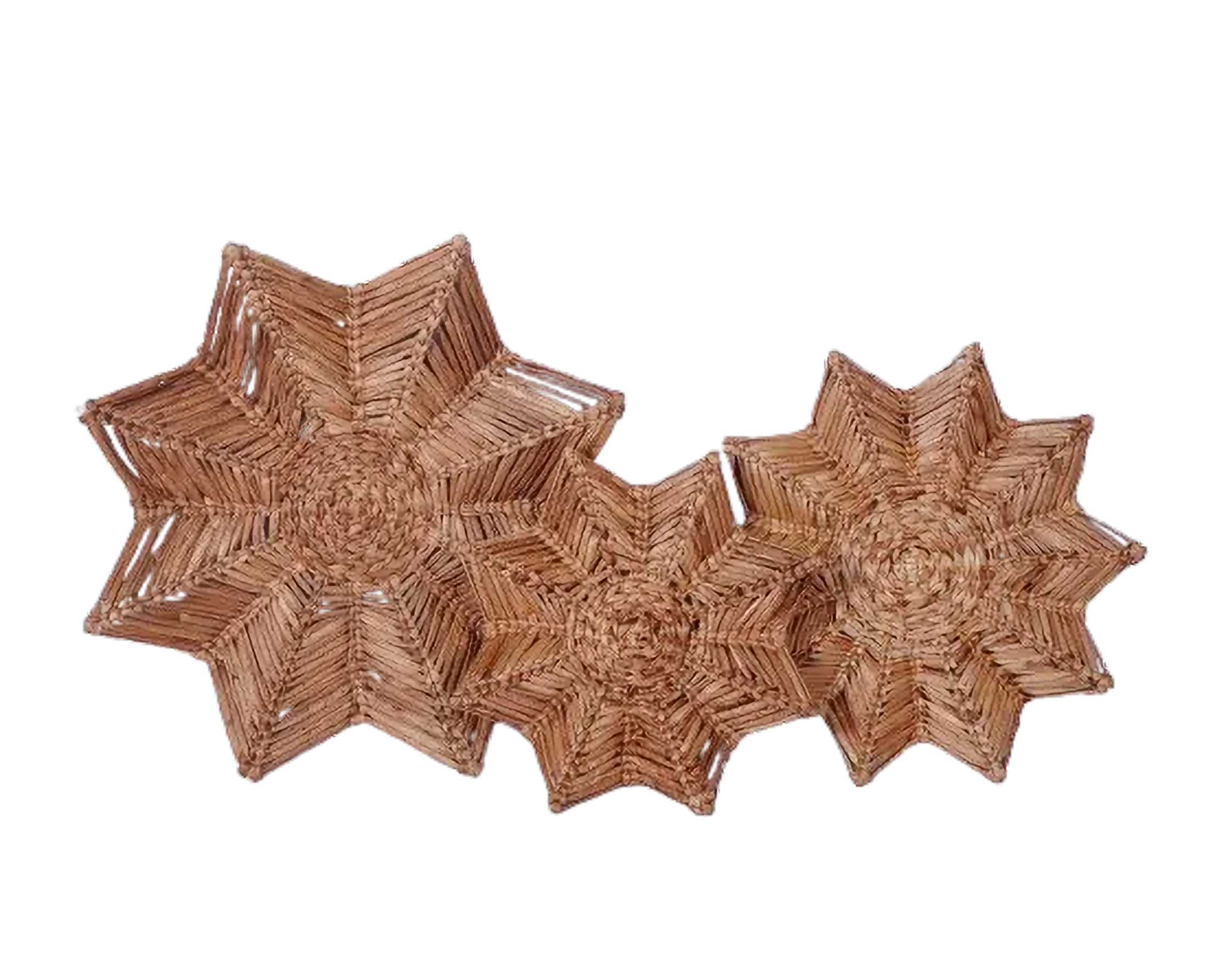 Eco-friendly Wall Decor - Water Hyacinth - Set of 3