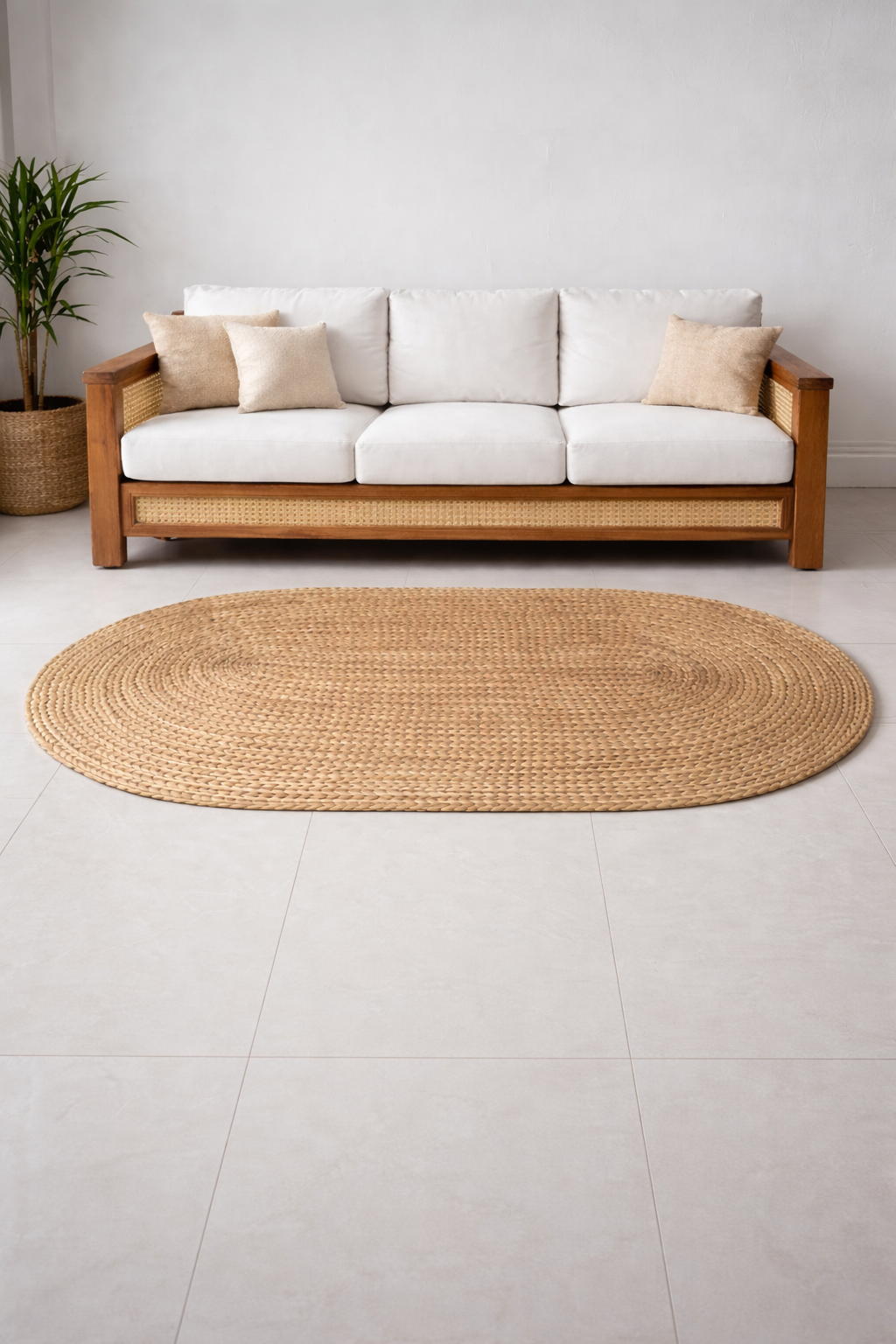 Oval Carpet (Water Hyacinth)