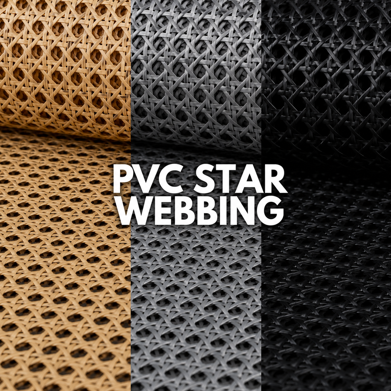 Rattan Roll - PVC - Star Webbing