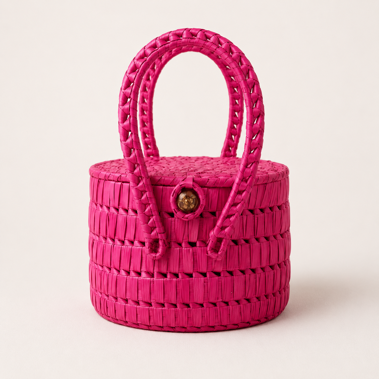 Heritage Keepsake Basket - palm leaf