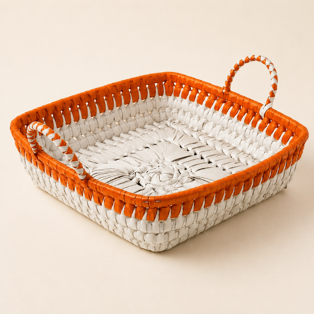 Palm hamper tray