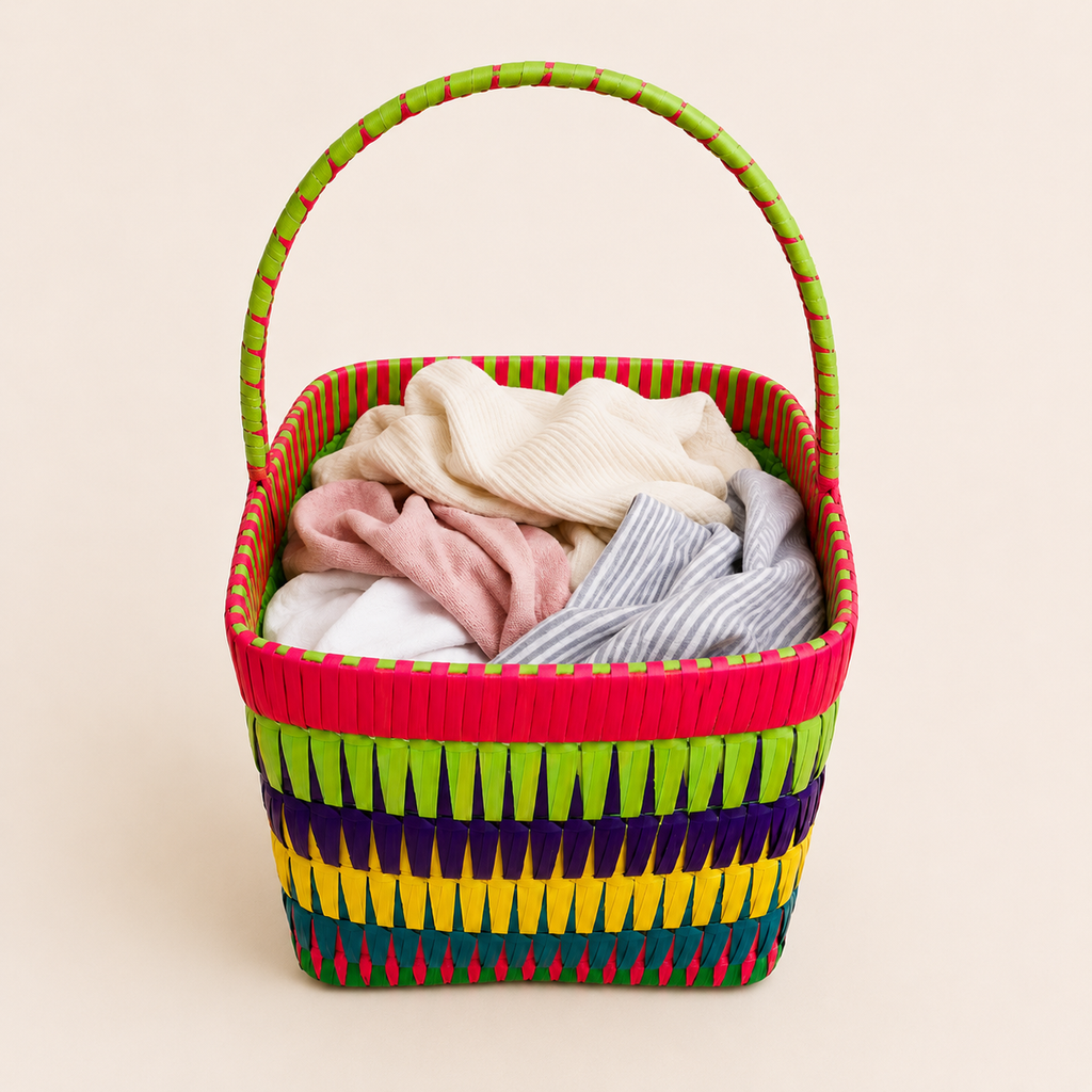 Palm carry basket
