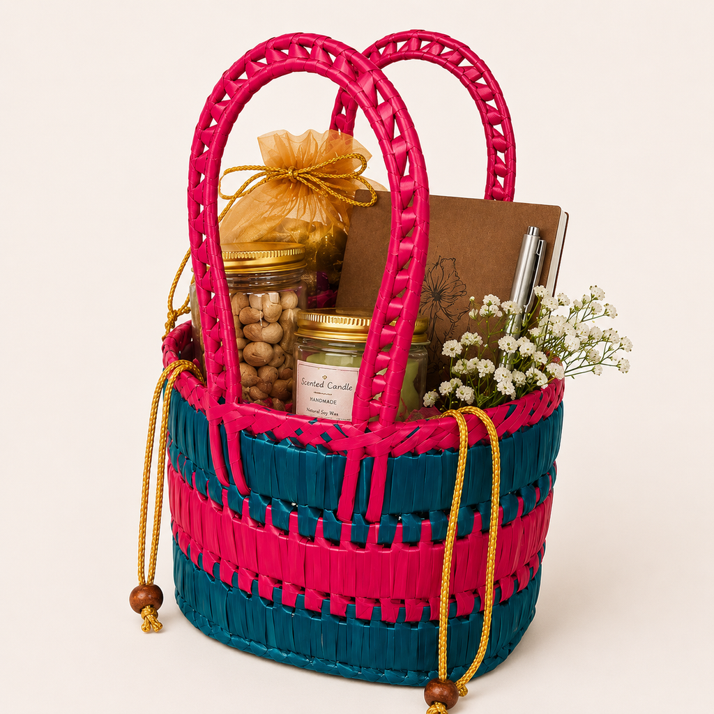Palm fusion oval basket