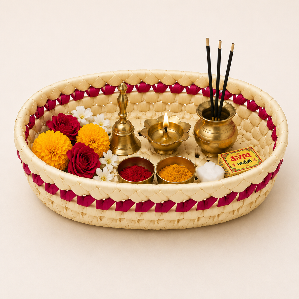 Malar Pooja Tray