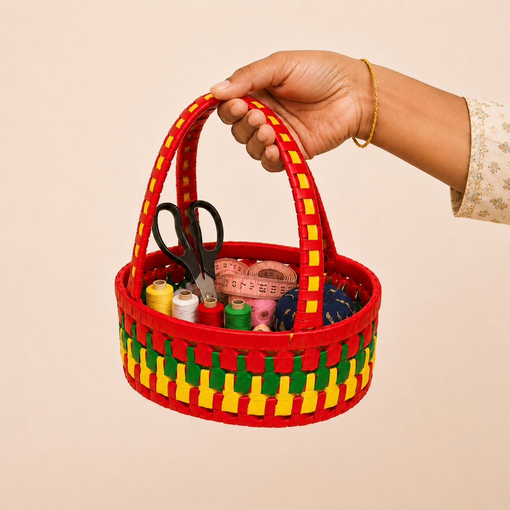 Petite oval basket