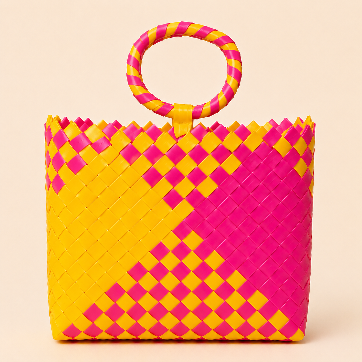 Palm Weave Gift Basket